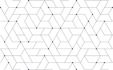 Tech Pattern, Tillable grid mesh geometric pattern repeatable technology hi-tech