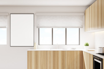 Kitchen with poster gallery