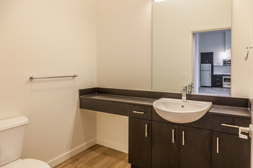 modern white bathroom