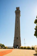 Obraz premium Pilgrim Tower in Provincetown, Cape Cod