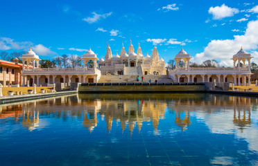 Fototapeta premium The BAPS Swaminarayan Sanstha Shri Swaminarayan Mandir, Atlanta GA