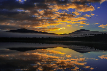 Sonnenaufgang Lake Hawera