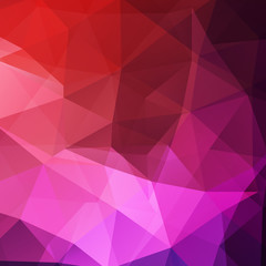 Background with abstract pattern made of colorful geometric shapes