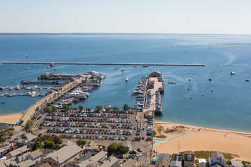 Cape Cod seashore, viewed from Pilgrim Monument, Massachusetts