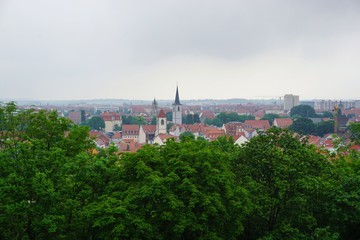 Obraz premium Blick über Erfurt