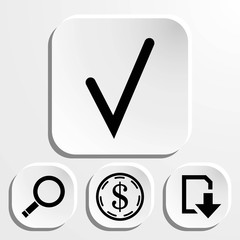 check icon stock vector illustration flat design