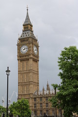 Fototapeta na wymiar Elizabeth tower the Big Ben in London, United Kingdom