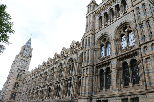 Exterior of Natural History Museum in London, United Kingdom
