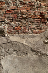 Part of brick wall