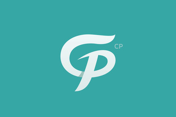 Letter CP Monogram Logo