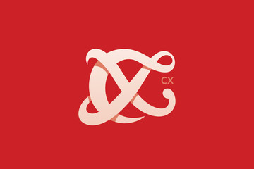 Letter CX Monogram Logo
