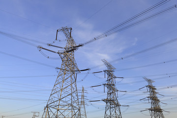 High voltage towers
