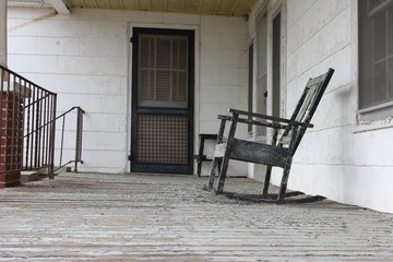 Fototapeta na wymiar Meh-Meh's Front Porch