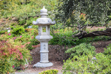 Pagoda figure in the garden