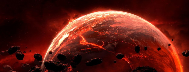 3D rendering,Venus resolution best quality solar system planet. This image elements furnished by NASA © Vanitjan