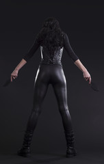 Fototapeta premium Sexy Female Assassin