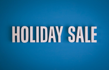 Holiday Sale sign lettering
