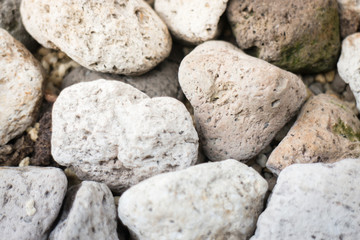 Abstract Background With Dry Pebble Stones
