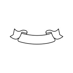 Decorative banner emblem icon vector illustration graphic design