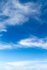 blue sky with cloud