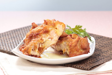 deep fried chicken