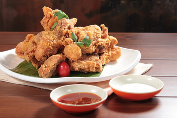 deep fried chicken