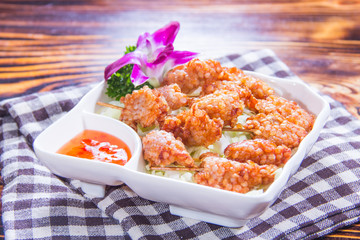 deep fried chicken