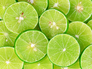 Lime slices background