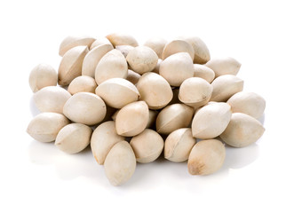 Fototapeta na wymiar Healthy nuts isolated on white