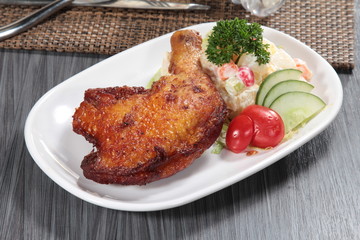 deep fried chicken