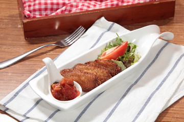 deep fried chicken
