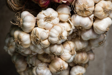 garlic and red onion