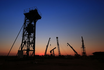 The oil pump, industrial equipment