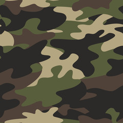 Seamless Camouflage pattern military background
