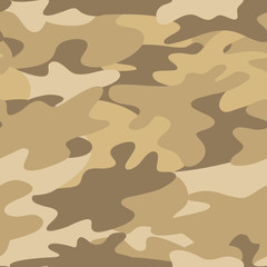 Seamless Camouflage pattern military background.