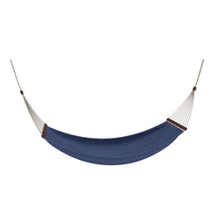 Blue Hammock -  3d illustration isolated on a white background