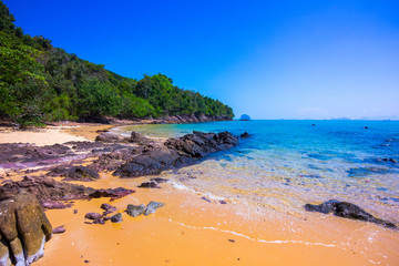 Rocks , sea and blue sky - Koh Yao Yai, Phang Nga ,Thailand