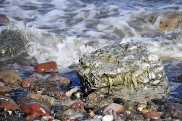 Steine am Strand
