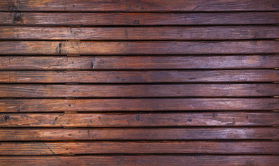 Dark wood planks background with gap