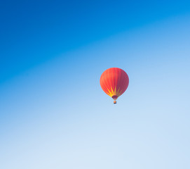 Hot air balloon on sky in Laos