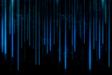 Abstract background created with blue binary code line