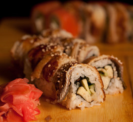  sushi in japanese restaraunt 