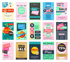 Big Collection Flat Hot Sales Banners  