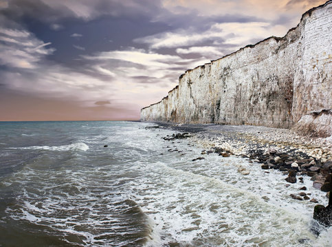 Falaises, Criel sur mer, Seine Maritime, Normandie