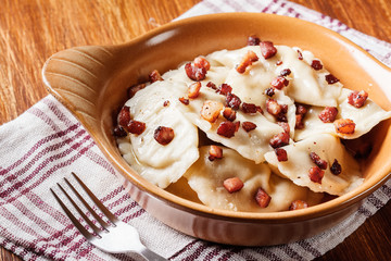 Dumplings with meat or cabbage and mushroom or cheese