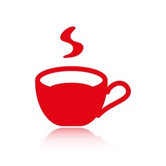 Cup icon stock vector illustration flat design