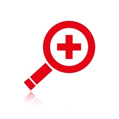 Fototapeta premium search icon stock vector illustration flat design