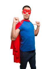 Proud superhero posing