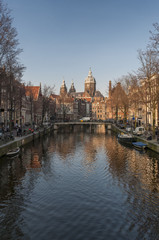 Fototapeta na wymiar Amsterdam, The Netherlands. 