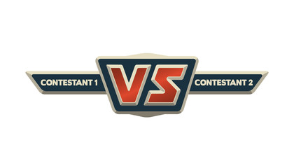 VS Logo. Versus Board of rivals.